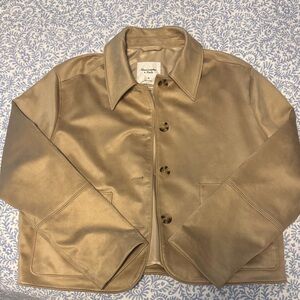 Abercrombie & Fitch Vegan Suede Jacket